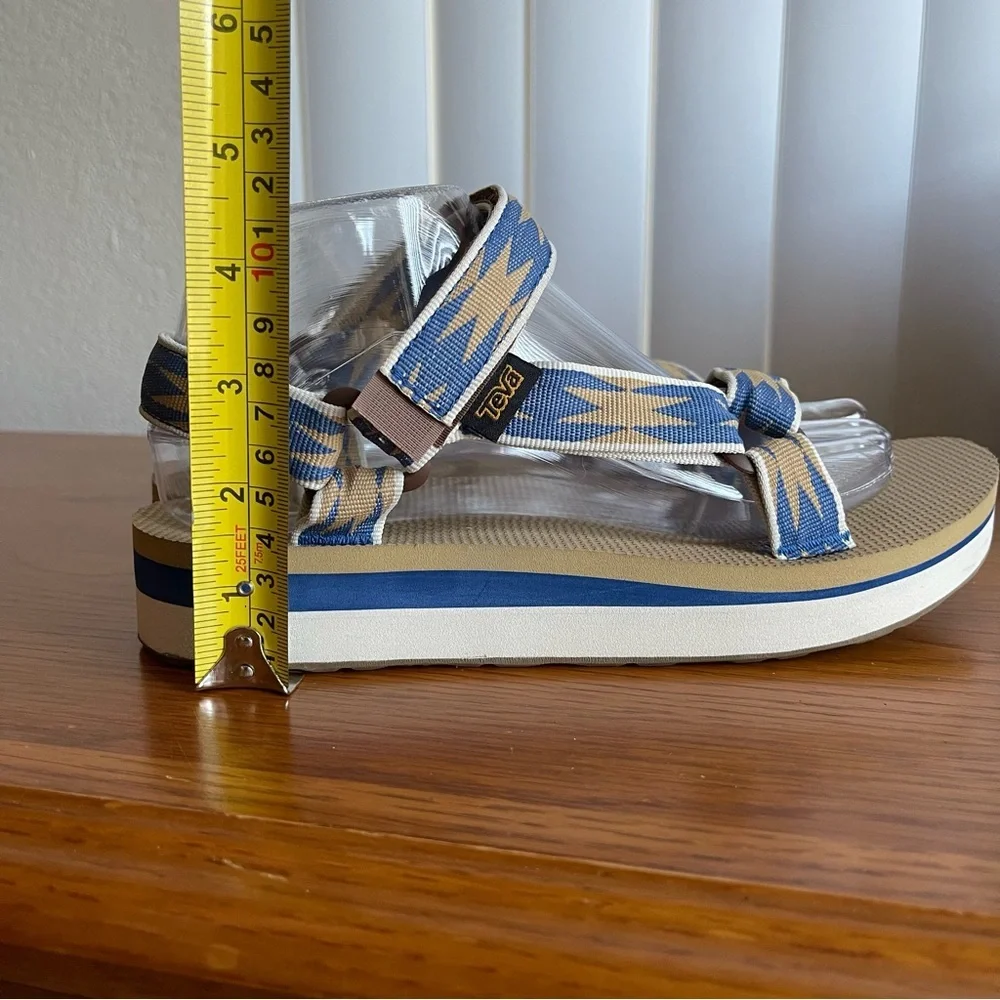 Teva Midform Universal Halcon Blue/Tan Sandal Size 8 - Picture 11 of 16